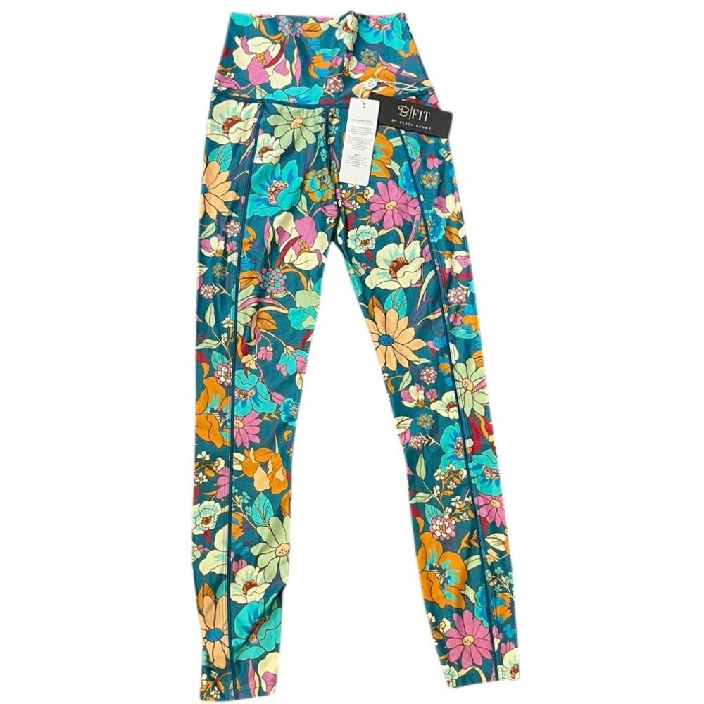 Beach Bunny Spencer Leggings Floral - Size XS - NWT